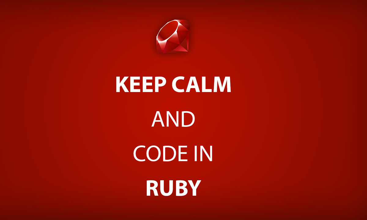 Keep Calm and Code in Ruby Graphic