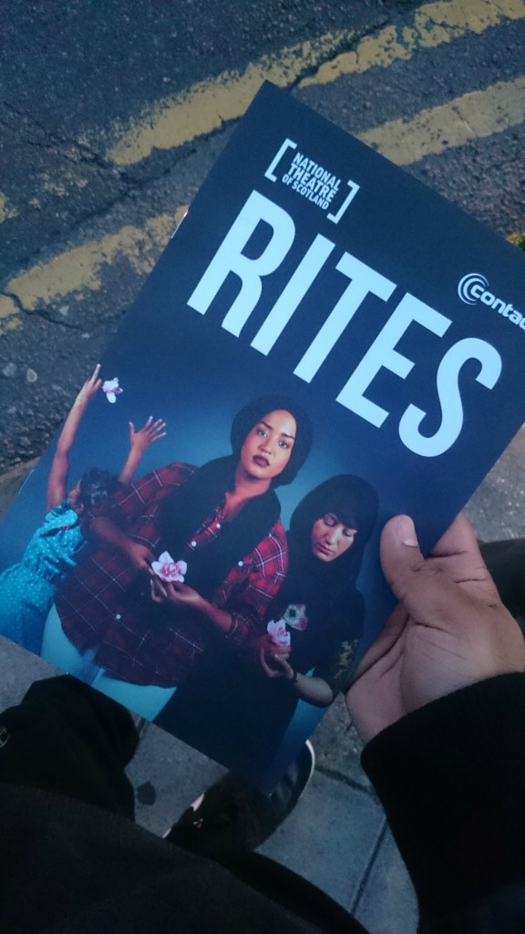the cover of the play rites