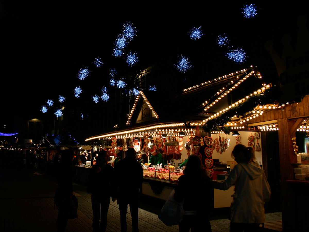 Christmas lights in Broadmead, Bristol