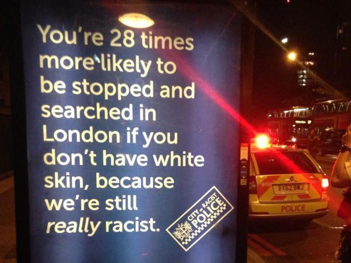 Racism poster
