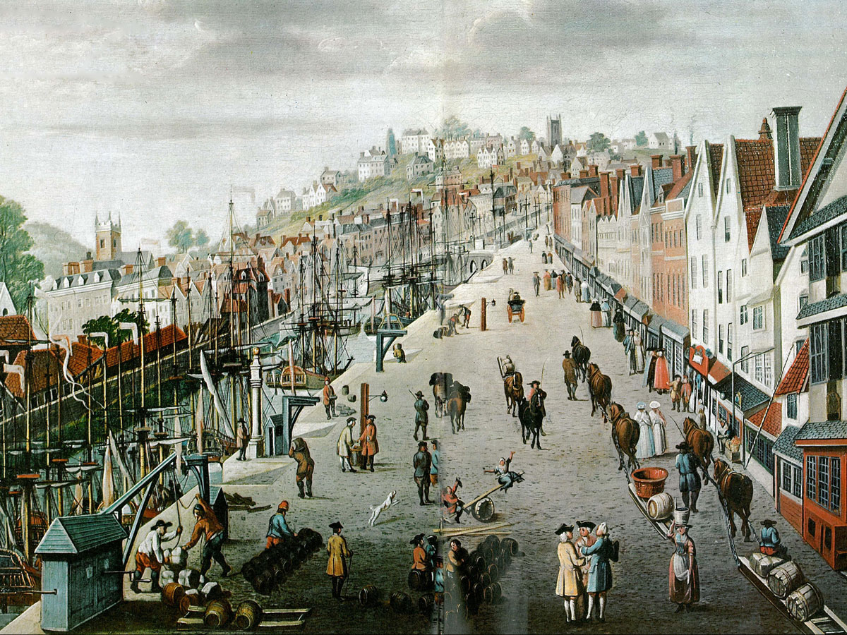 'Bristol As A Slave Port' (Source: www.britishempire.co.uk)